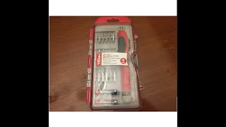 Walmart Clearance unboxing Hyper Tough 21 piece 3 volt Cordless Precision Screwdriver Set