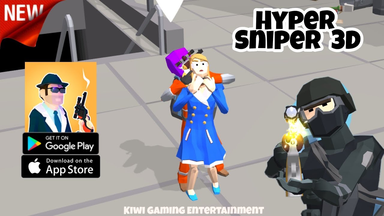 Hyper Sniper 3D Gameplay Android/IOS Part 1(1 to 20 level's) - YouTube