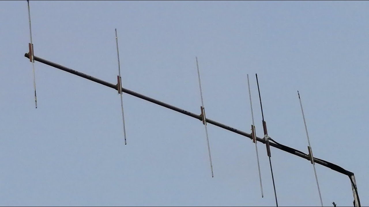 Антенна Яги 6 элементов на 145.500  МГц