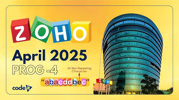 Zoho Round 2 (April 2025) | Find First NonRepeating Character | O(N) Solution Explained | code it