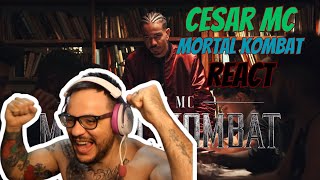 REACT | O ANCESTRAL - Cesar Mc - Mortal Kombat (Videoclipe Oficial)