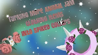 Turning More Animal Jam Clothing Items into Spiked Collars