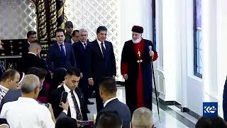 رئيس إقليم كوردستان يفتتح كنيسة 