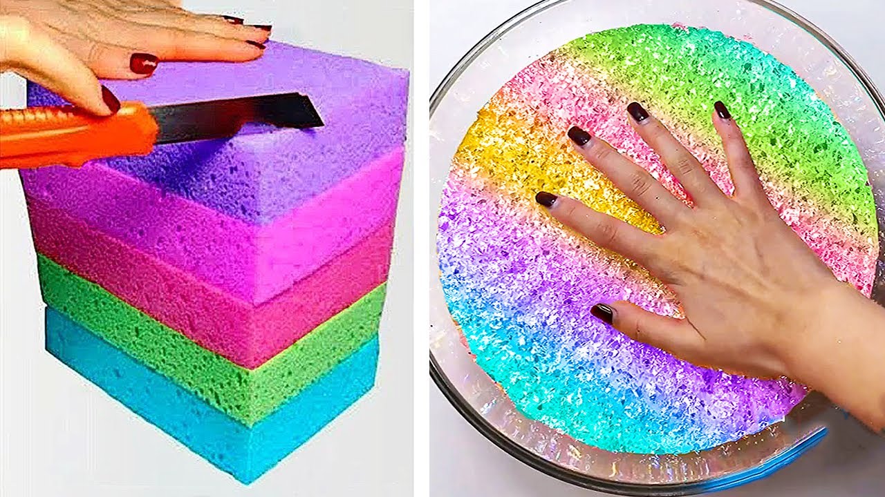 Удовлетворяющая слизь Slime ASMR | Расслабляющее видео слизи # 2195