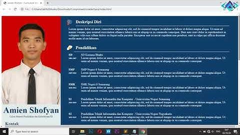 DESAIN MEDIA INTERAKTIF #6 | STYLE PADA MULTIMEDIA INTERAKTIF BERBASIS WEB (MEMBUAT CV SEDERHANA)