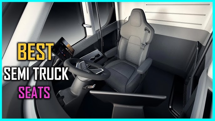 Elmara Truck Seat Cushion for Truck Driver Back Pain – Truck Driver Seat  Cushi