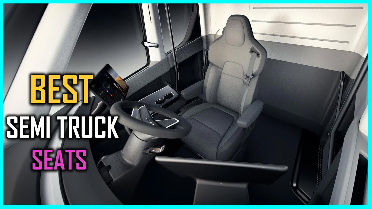 Top 5 Best Semi Truck Seats [Review] - High Back/Pro Ride Standard Semi Truck  Seat [2023] 