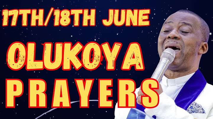 18TH JUNE, 2025 - ALL NIGHT BREAKTHROUGH MFM MIDNIGHT OLUKOYA PRAYERS FOR DELIVERANCE #mfm
