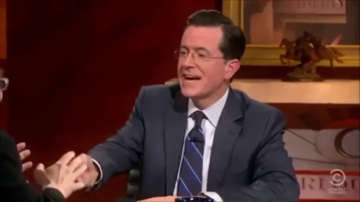 STEPHEN COLBERT HUMILIATES LAWRENCE KRAUSS
