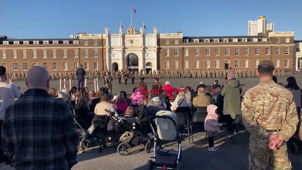 Medal Parade 1PWRR Woolwich 2024 Kosovo Balkans HD 1080p