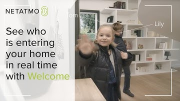 See who is entering your home in real time with the Welcome indoor security camera