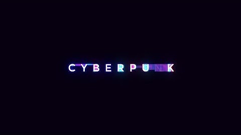 Cyberpunk Glitch Text Animation in After Effects | After Effects Tutorial