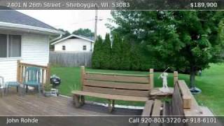 2401 N 26th Street Sheboygan WI 53083