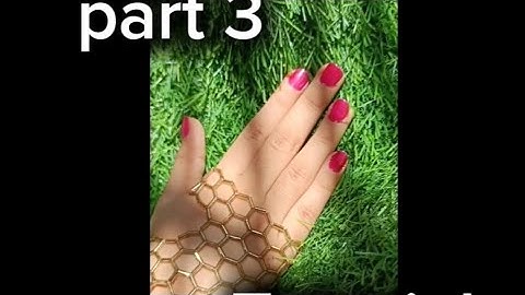 Beaded gloves Tutorial part 3 #shorts #tutorial #handmade 