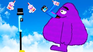 We Steal a Grimace Shake and Everything Goes Wrong in People Playground!