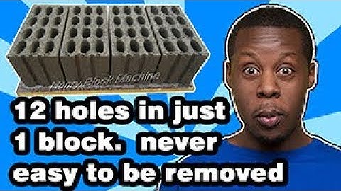 The most complete installation guide video for automatic concrete hollow block  making machine 2