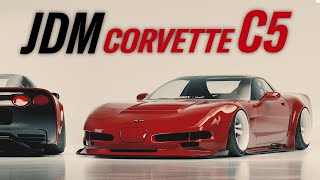 1 of 1 C5 Corvette (JDM Style) | Rendered with Kyza - Ep. 3
