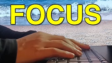 Deep Focus - Soothing Ocean Waves & Keyboard Typing Sounds