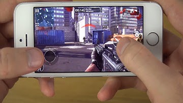 Modern Combat 5 iPhone 5S Online Multiplayer FREE-FOR-ALL 4K Gaming Review