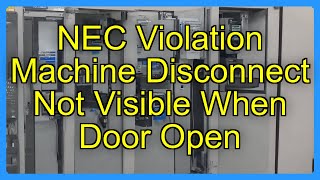 Download Lagu NEC Violation Machine Disconnect Not Visible When Door Open MP3 Download Lagu NEC Violation Machine Disconnect Not Visible When Door Open MP3