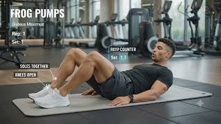 Frog Pumps for Men 💪 | Perfect Glute Form, Activation & Beginner Tutorial