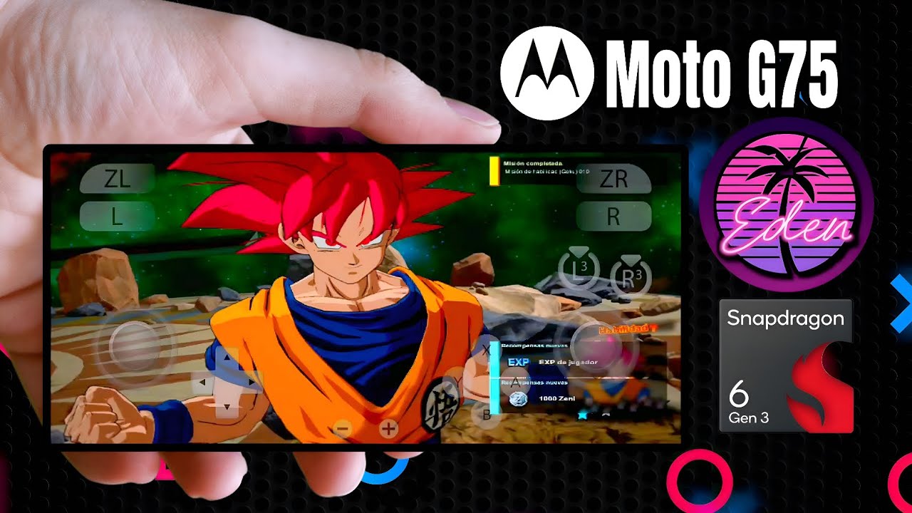 Moto G75 Snapdragon 6 gen 3 Test Dragon Ball: Sparking! Zero en Eden Emu Android Nueva Actualización