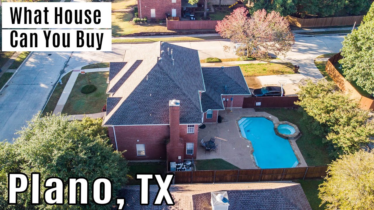 What House can you buy in Plano, TX for low 600's. Buy a Home in Plano