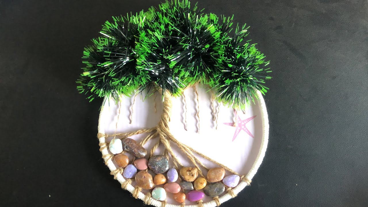 Tree of Life Dream catcher | Wall hanging craft | DIY - YouTube