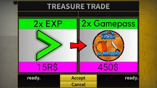 I got a GAMEPASS by doing these TRADES in Blox Fruits! 😱🥳 