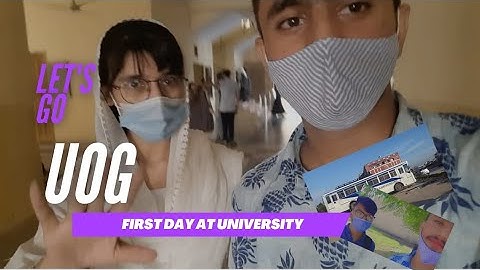 First Day At University | UOG | Vlog # 1