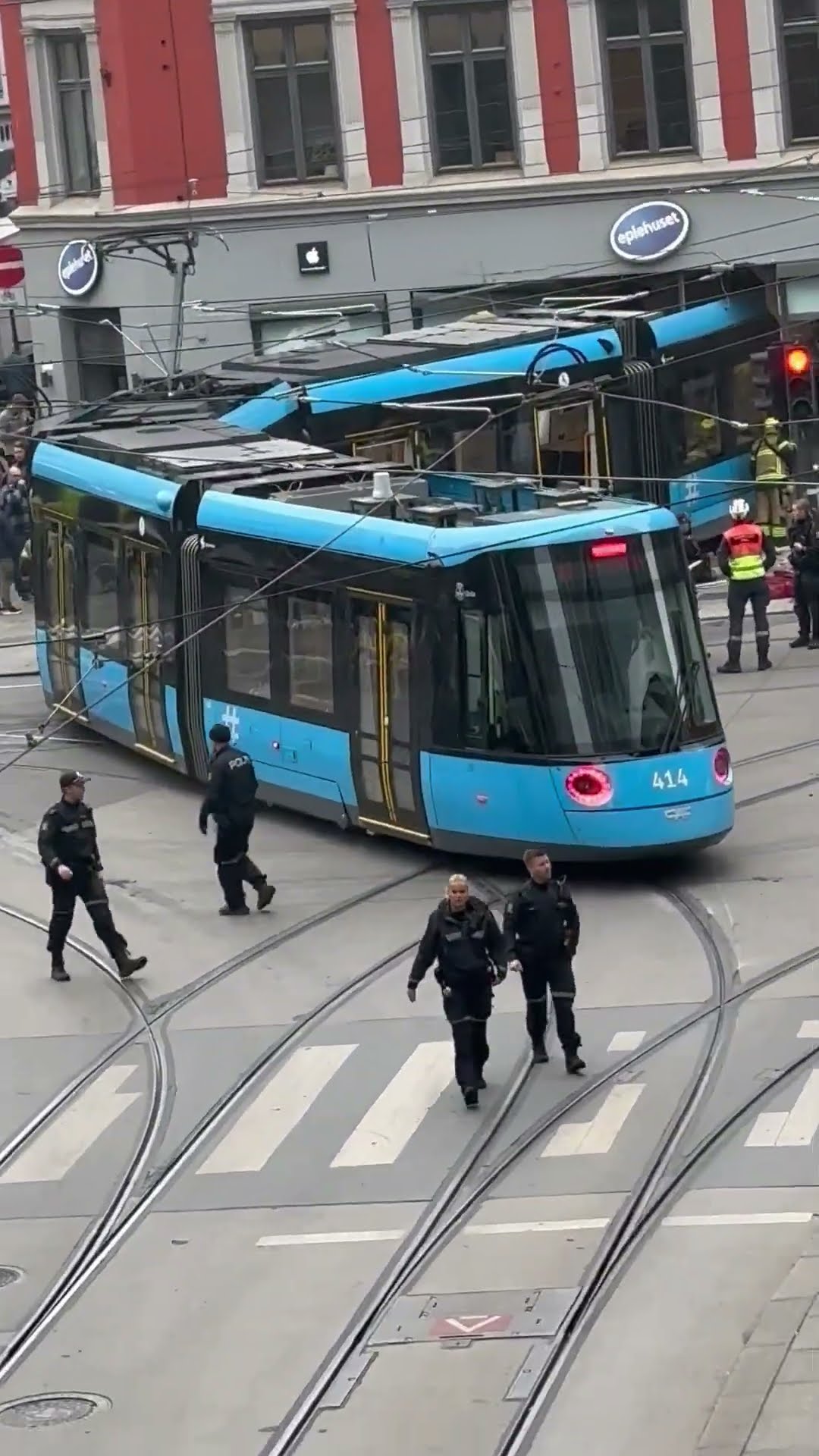 Tram Crashes Into Apple Store in Norway