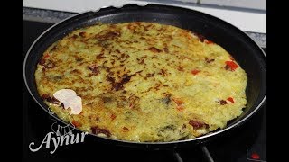 Tavada kahvaltilik Patates Böreği I Pratik Kahvaltılık patates börek I Kartoffel Pfannen Börek