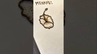 Flower Mehndi Hack Every Beginner Needs 😍 henna art @JustMehandi#mehandi #hennadesign #ytshorts