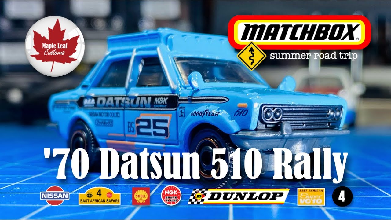 Matchbox 70 DATSUN 510 RALLY SG DIECAST EXPO'18 2025 Mainline - 51