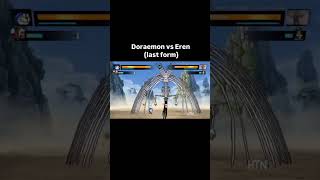 Doraemon vs founding Titan#eren #anime #shorts