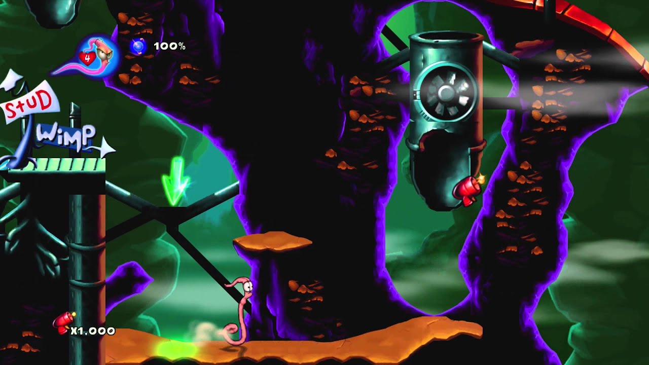 Earthworm Jim: From A Garbage Can To Evil the Cat - HD