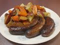 How To Make &quot; Baked Italian Sausage With Carrots And Potatoes&quot;