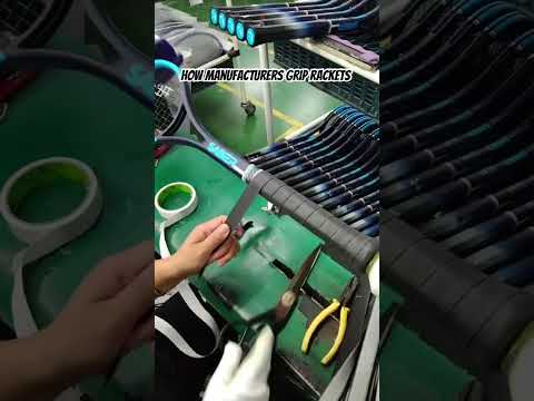 How Manufacturers Grip Tennis Rackets in Bulk