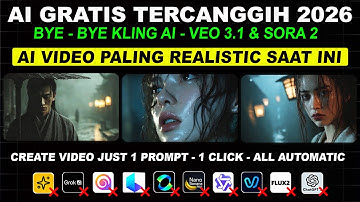 AI GRATIS TERCANGGIH 2026! BIKIN VIDEO OTOMATIS DARI 1 PROMPT (BYE BYE VEO 3 1, KLING AI, SORA 2)