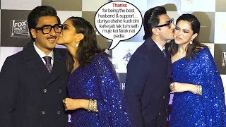 Deepika Padukone Klsslng Husband Ranveer Singh For Supporting Her After Chhappak Lncldant Youtube