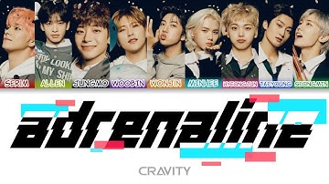 CRAVITY (크래비티) - Adrenaline Color Coded Lyrics (han/rom/eng)