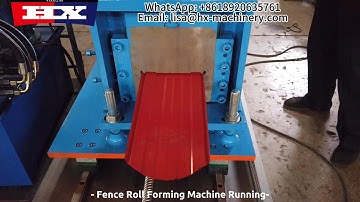 Metal Fence Roll Forming Machine - Build Fences Faster & Smarter!