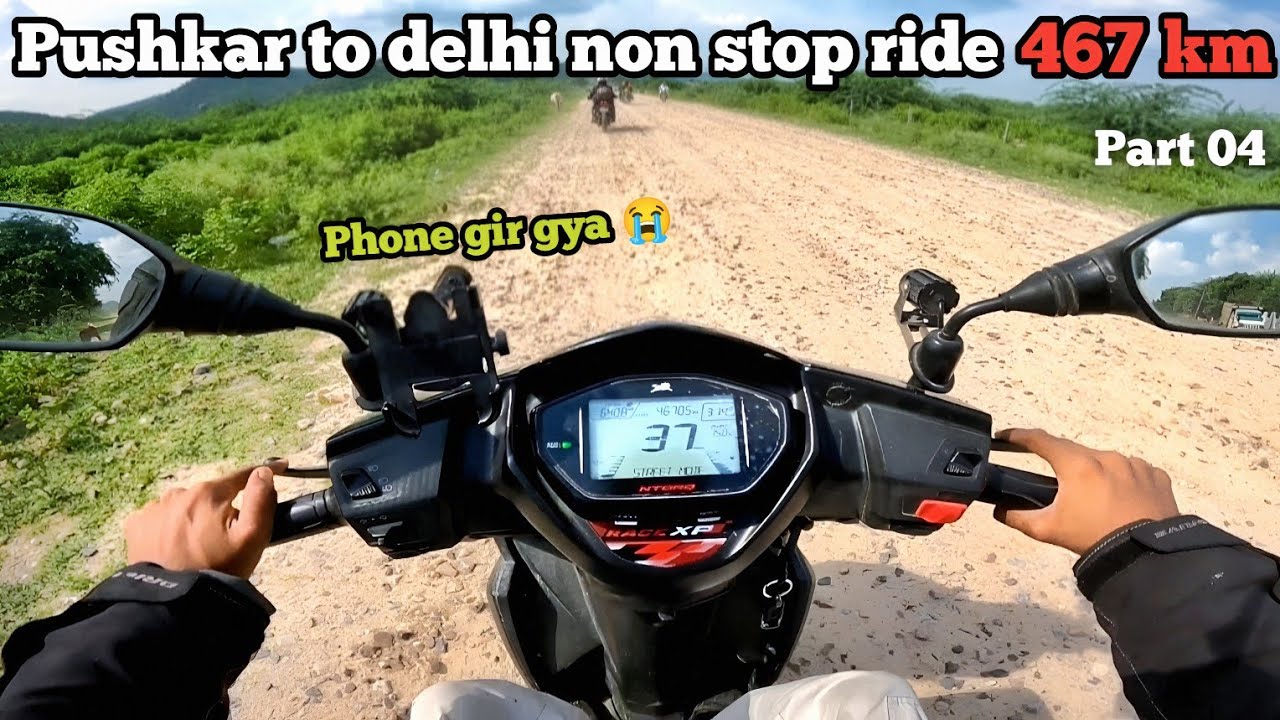 Delhi to jaipur ride with ntorq race xp | ride pe phone gir gya 😭 | ntorq xp | part 04