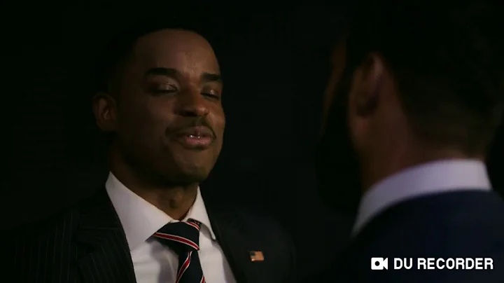 POWER S6 E8 Scene  corrupt politician Rashad Tate gets exposed by Ghost & Derek on microphone