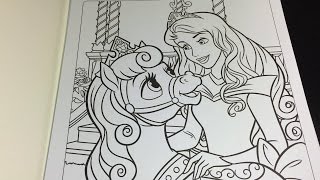 Coloring Time Episode #14: Disney Palace Pets & Princess Aurora Sleeping Beauty Speed Coloring screenshot 2
