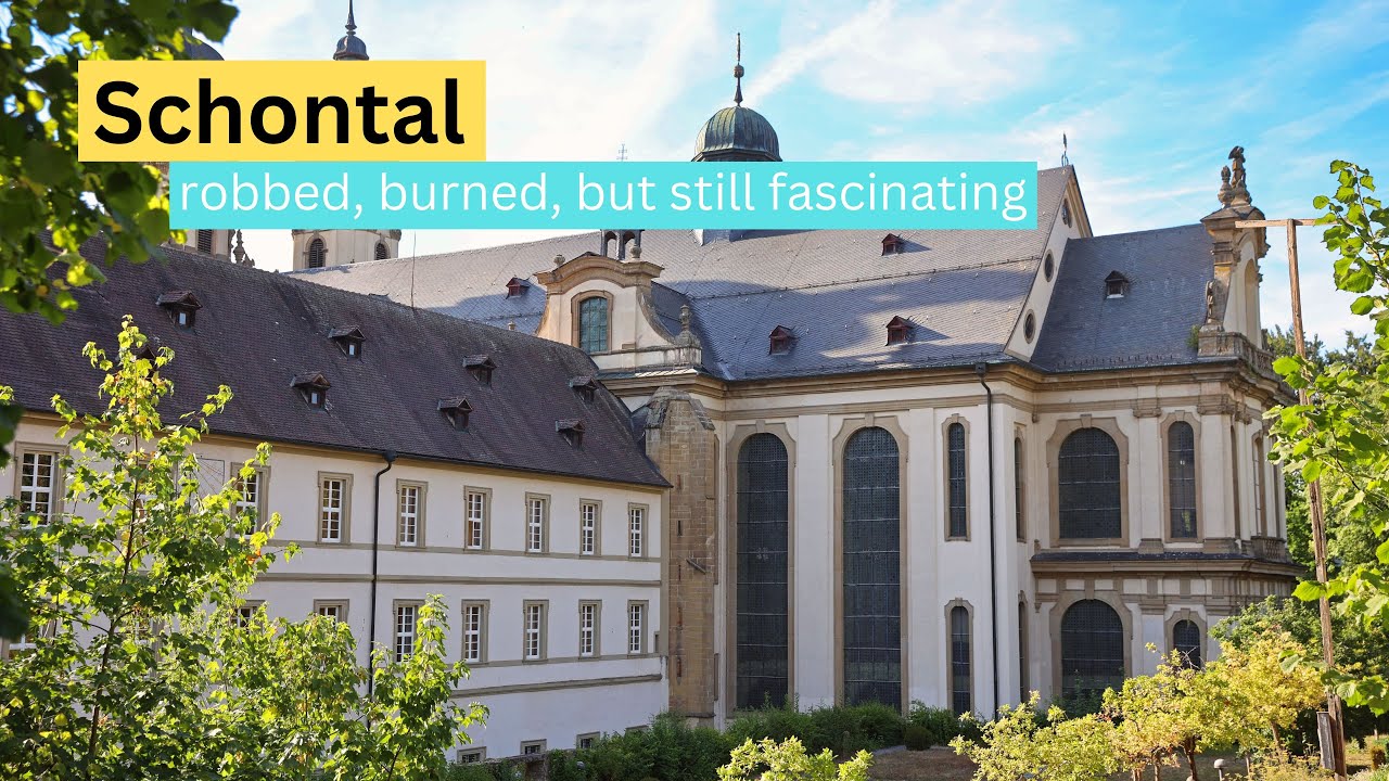 [4K] Аббатство Шонталь (Kloster Schöntal) — красивая долина у реки Ягст в Германии