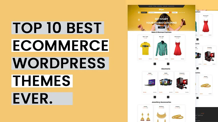 Discover the Top 10 eCommerce WordPress Themes!