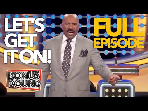 Let's Get It On! FAMILY FEUD With Steve Harvey FULL EPISODE!