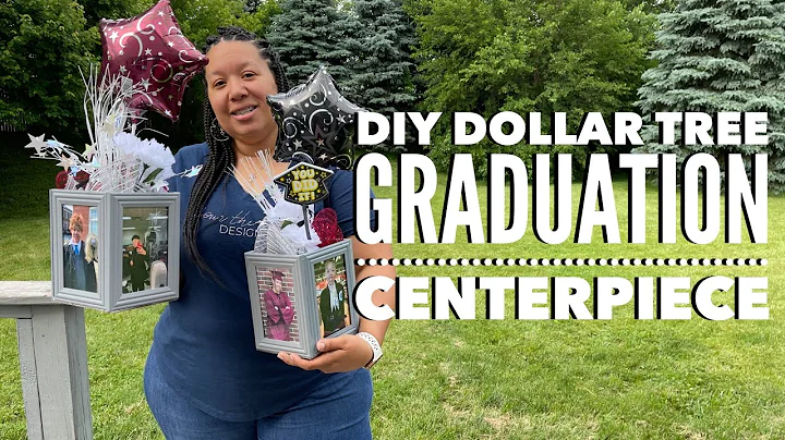 EASY DIY GRADUATION CENTERPIECE | Dollar Tree Materials 👨🏾‍🎓 | Congrats MaineFlame HQ