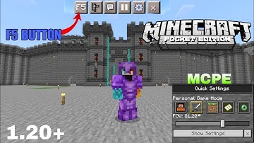 F5 Button Addon For Minecraft Pe 1.20 | Change Camera Angle In One Click